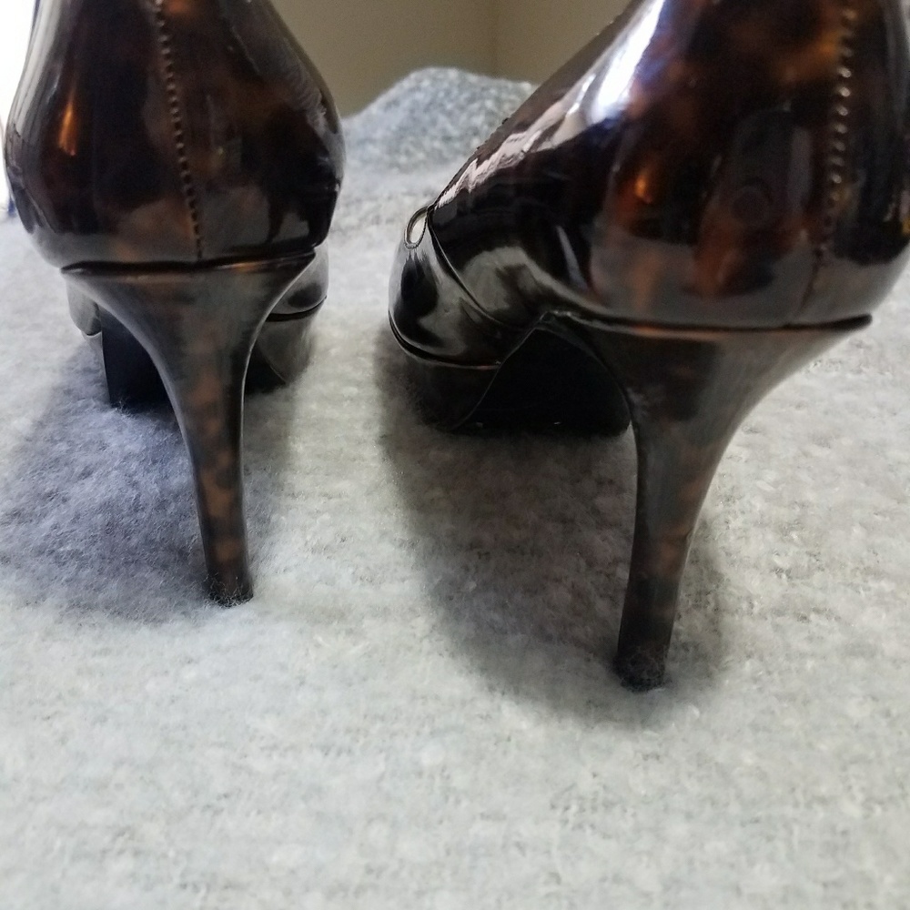 Nine west patent leather leopard sexy heels - Picture 4 of 6